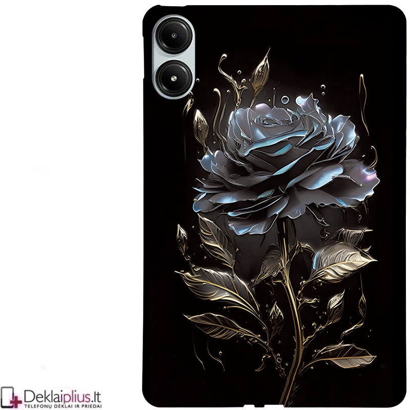Plonas guminis dėklas - su piešiniu (Black Rose) (Xiaomi Redmi Pad Pro 12.1/Poco Pad 12.1) Plonas guminis dėklas - su piešiniu (Black Rose) (Xiaomi Redmi Pad Pro 12.1/Poco Pad 12.1)